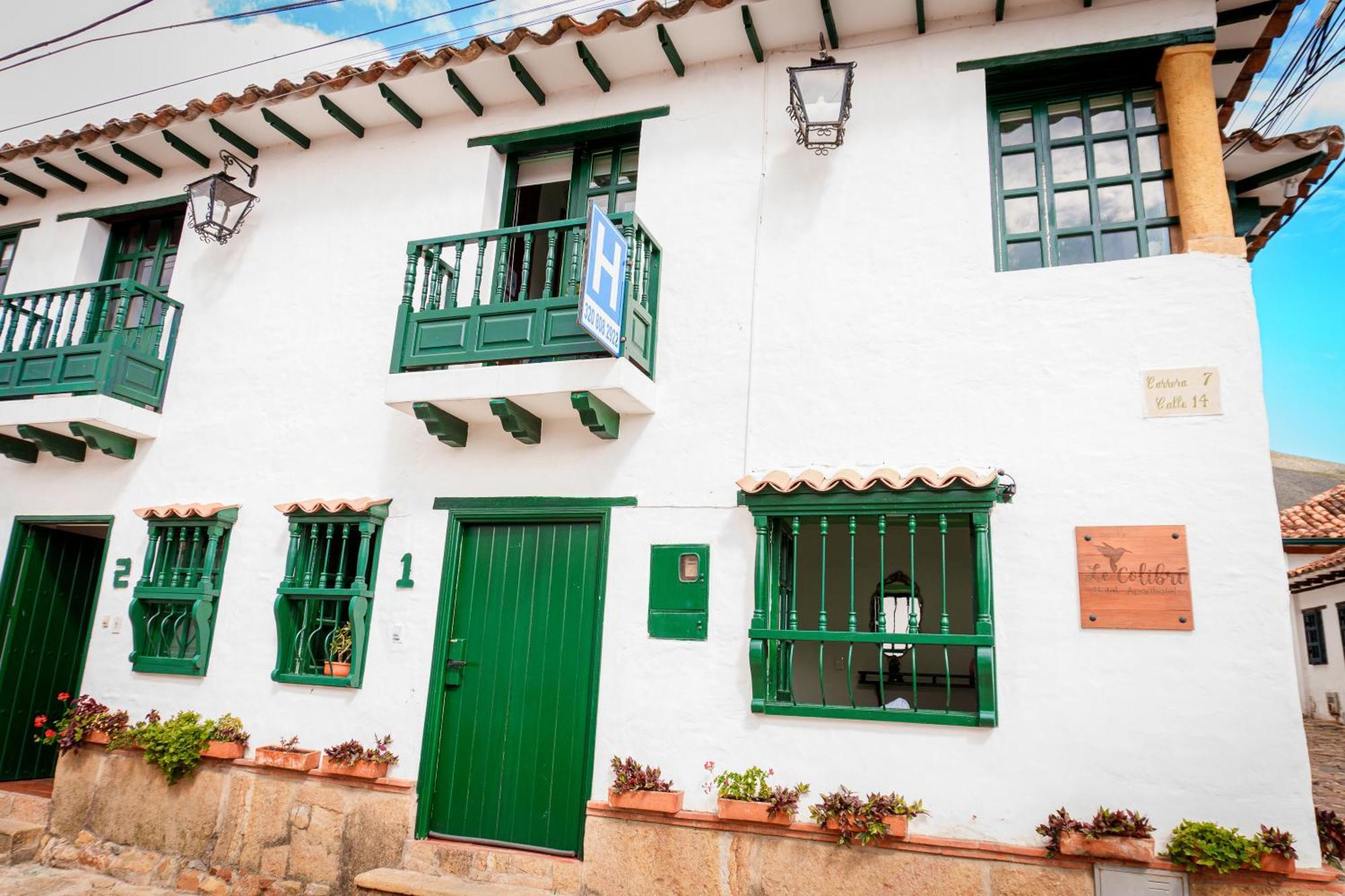 Apartamentos Y Habitaciones Le Colibri - Villa De Leyva Exteriér fotografie