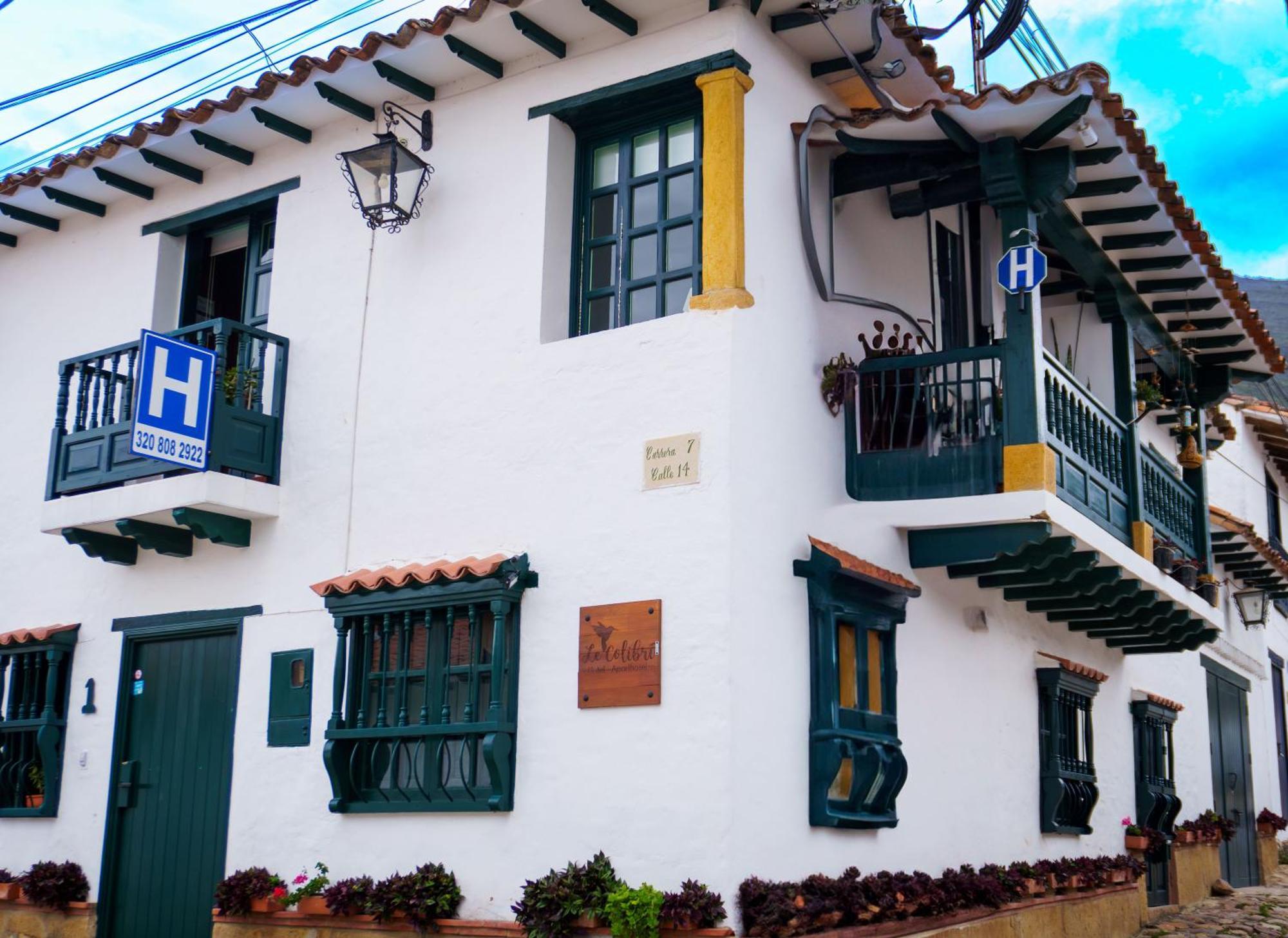 Apartamentos Y Habitaciones Le Colibri - Villa De Leyva Exteriér fotografie